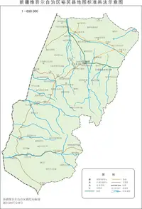 新疆裕民县地图