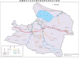 新疆精河县地图