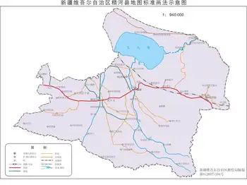 新疆精河县地图