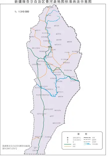 新疆青河县地图