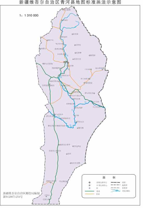 新疆青河县地图