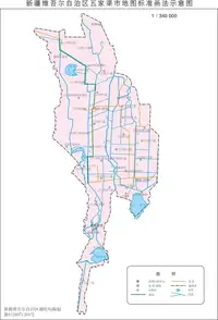 新疆五家渠市地图