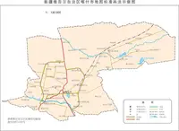 新疆喀什市地图