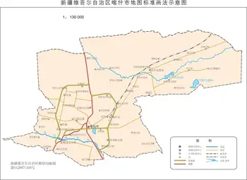 新疆喀什市地图