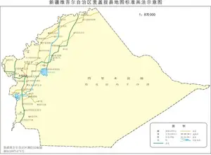 新疆麦盖提县地图