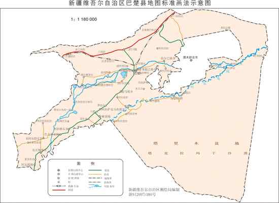 新疆巴楚县地图