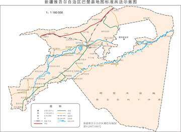 新疆巴楚县地图