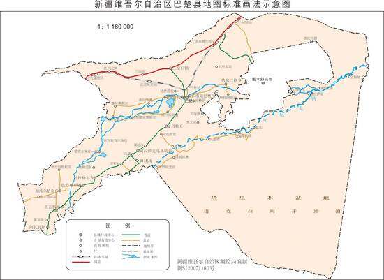 新疆巴楚县地图