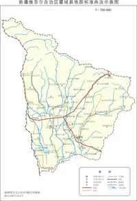 新疆霍城县地图