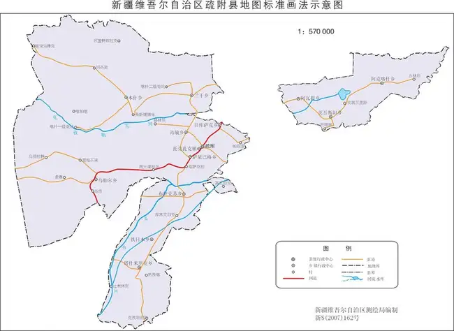 新疆疏附县地图