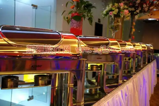 宾馆西餐厅一角