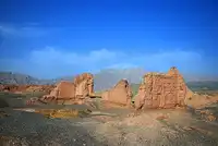 新疆阿克苏地区库车苏巴什古城