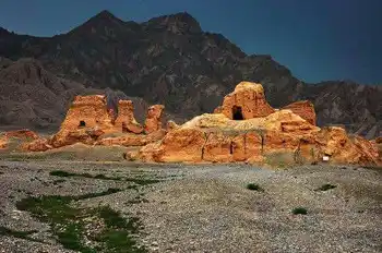 新疆阿克苏地区库车苏巴什古城,图一