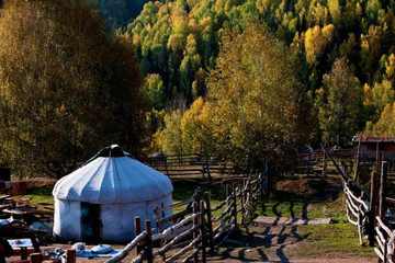 新疆阿勒泰图瓦人部落,图五