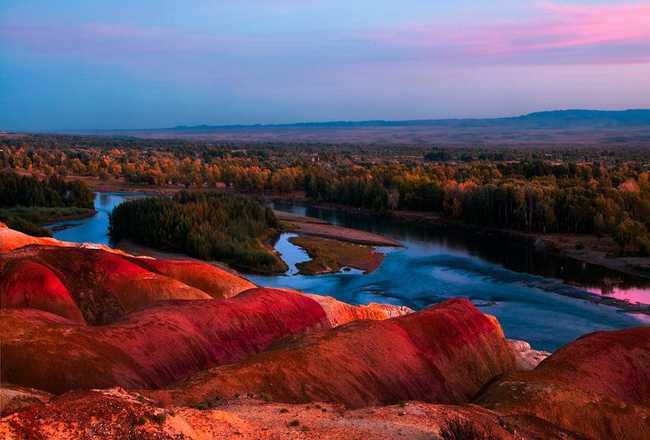 新疆阿勒泰额尔齐斯河,图二