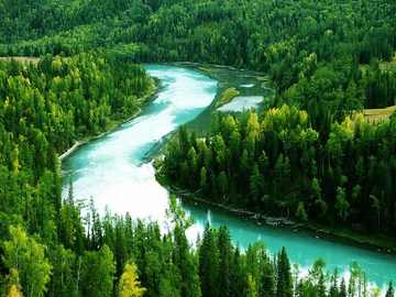 新疆阿勒泰月亮湾,图六