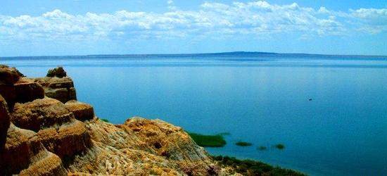 新疆阿勒泰乌伦湖,图一
