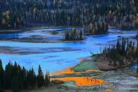 新疆阿勒泰喀纳斯神仙湾