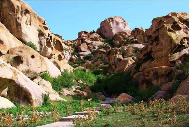 新疆博乐怪石沟风景区,图一