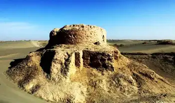 新疆和田热瓦克佛教遗址,图一