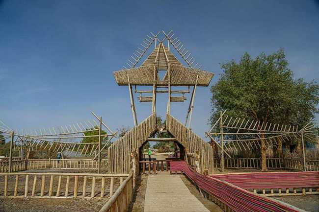 新疆库尔勒罗布人村寨,图二