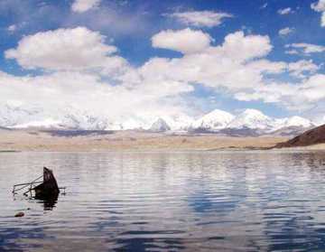 新疆喀什卡拉库里湖,图一