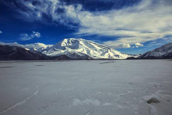 新疆喀什慕士塔格冰山,图一