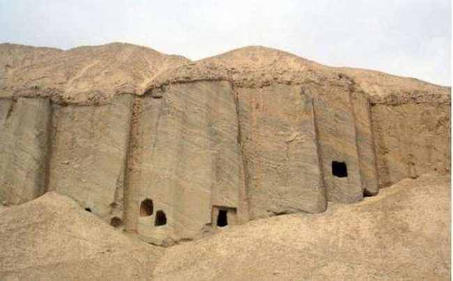 新疆喀什棋盘千佛洞,图一