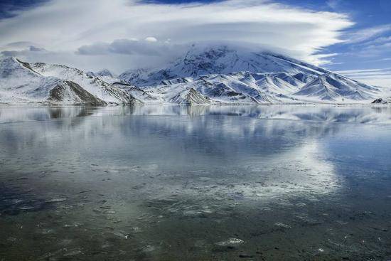 新疆喀什慕士塔格冰山,图二