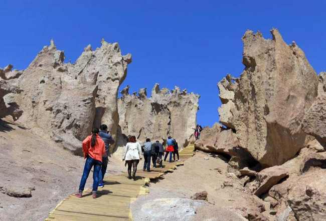 新疆吐鲁番盘吉尔怪石林,图三