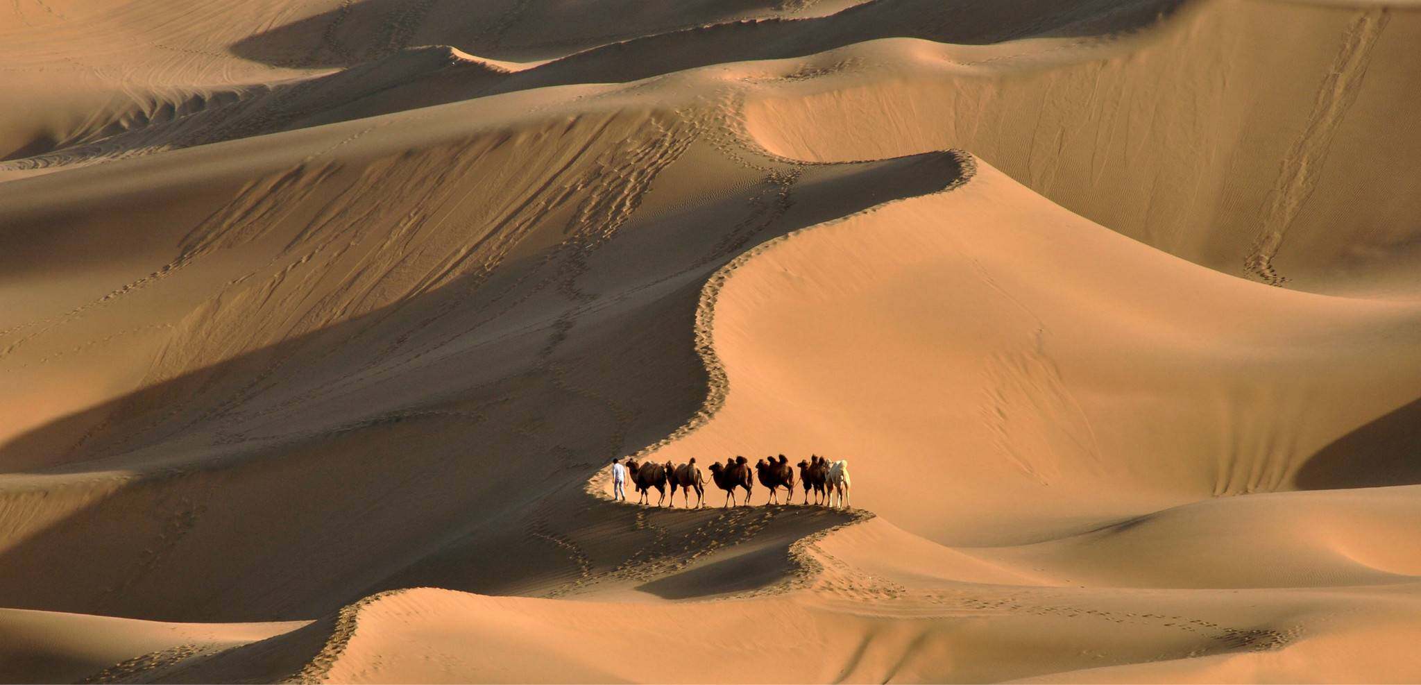新疆吐鲁番库木塔格沙漠,图一
