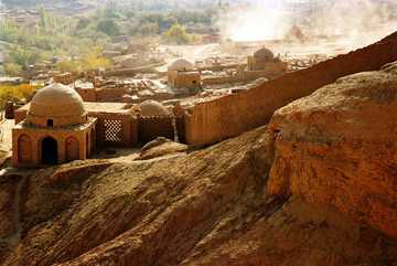 新疆吐鲁番干沟奇景,图二