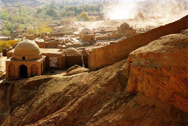 新疆吐鲁番干沟奇景,图二