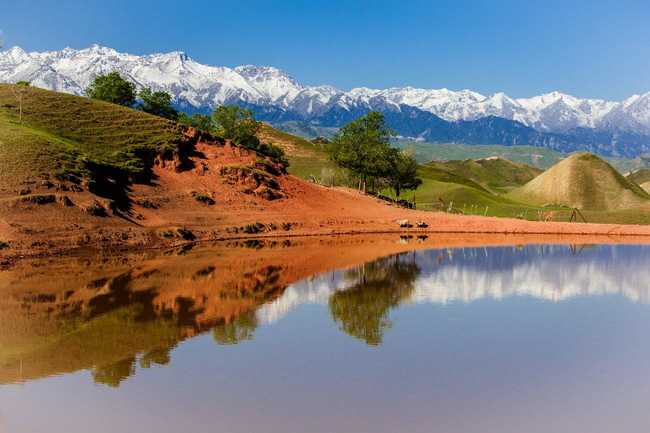 新疆伊犁阿克库勒湖,图二