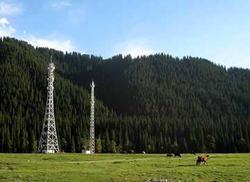 新疆伊犁州阿克塔斯避暑山庄,图一