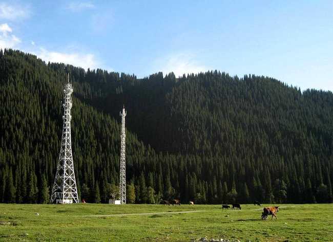 新疆伊犁州阿克塔斯避暑山庄,图一