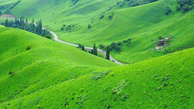 新疆伊犁那拉提旅游風(fēng)景區(qū),圖一