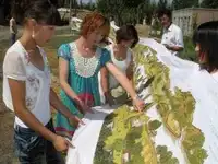 哈族女教师绣出22米《清明上河图》