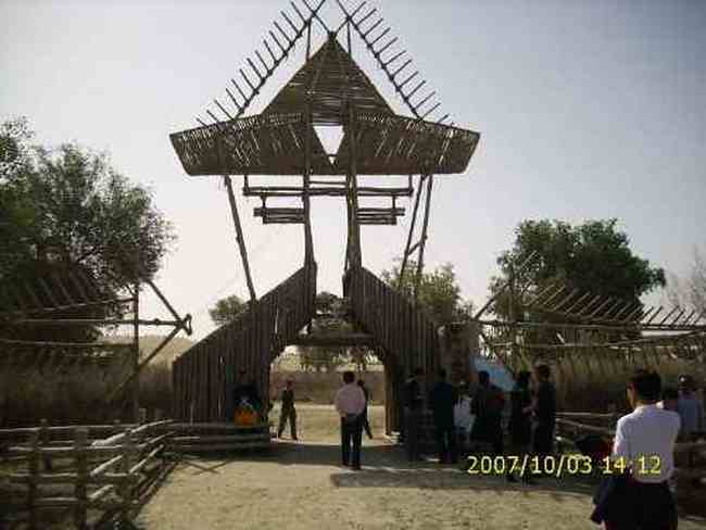 心旷神怡的罗布人村寨,图七