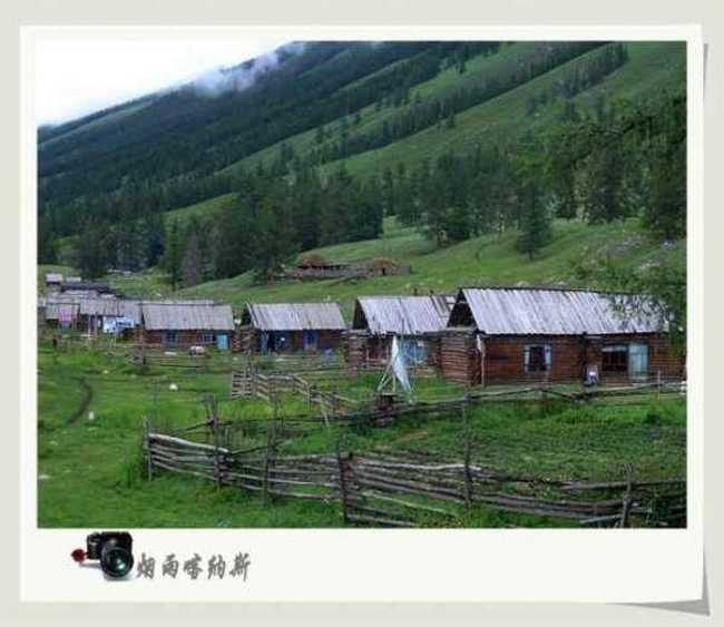 烟雨喀纳斯,图一