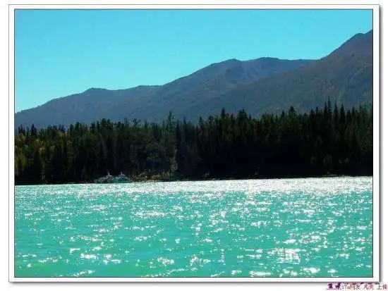 星光灿烂的喀纳斯湖