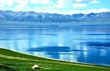 塞里木湖，花开时节,图二