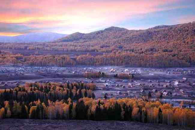 新疆行吟(７)：童话般的禾木村,图二