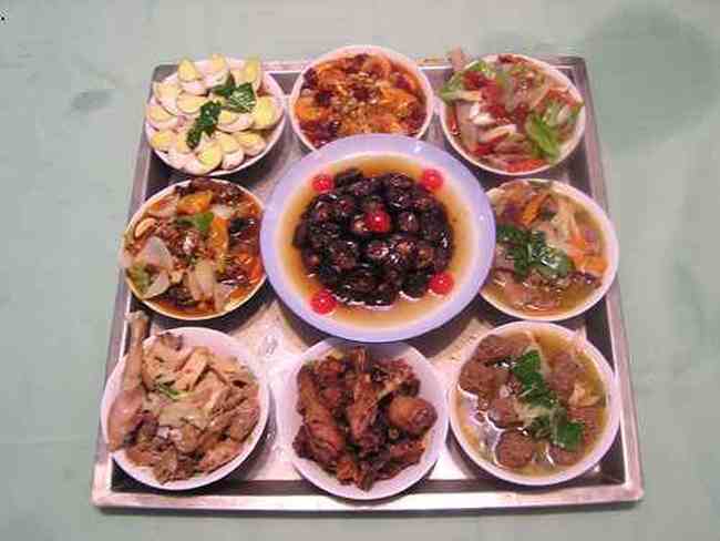 新疆回族的“九碗三行”正宗宴席,图十一