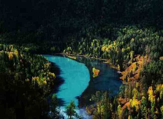 喀纳斯湖风光,图二