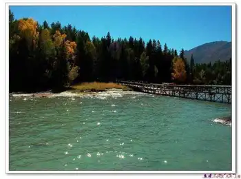 星光灿烂的喀纳斯湖,图一