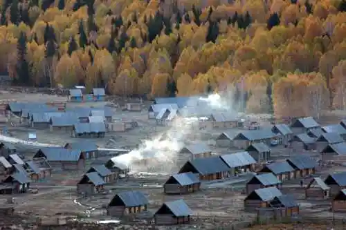 新疆行吟(７)：童话般的禾木村