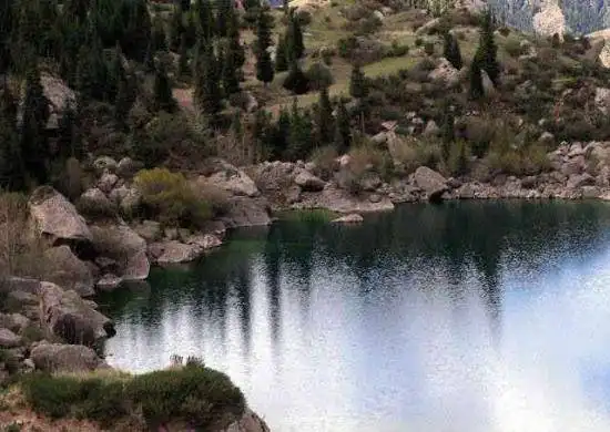 碧水涟漪——库车小龙池