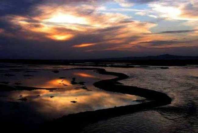 伊犁河落日,图四