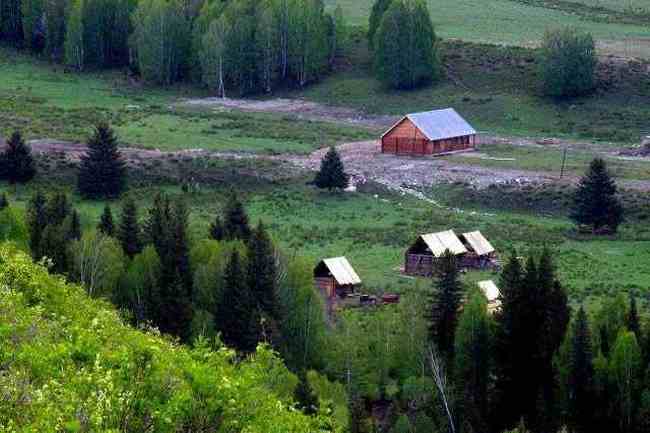神的后花园-春到禾木村（1）,图二